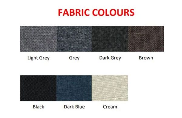 Fabric Divan Bedframe FAB1029 (Available in 7 Colors)
